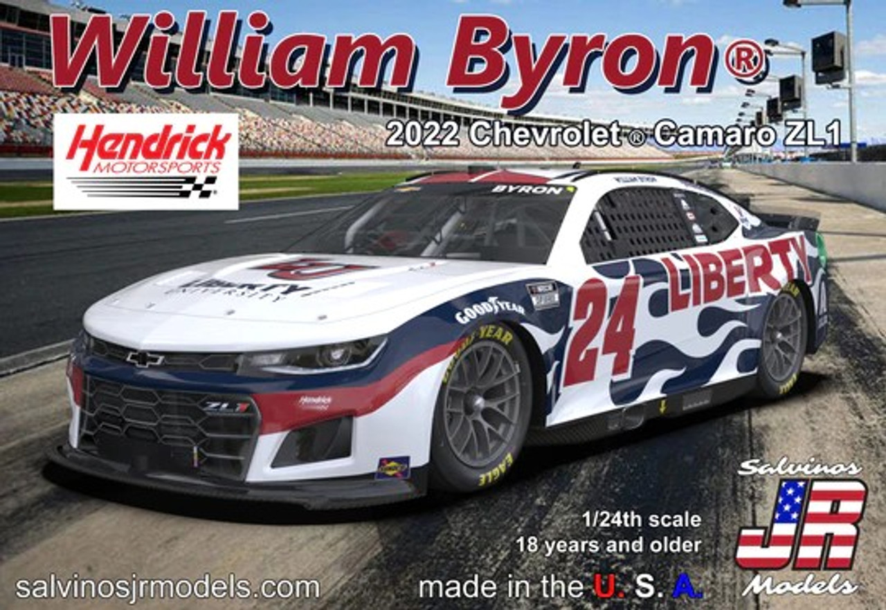 William Byron 2022 NASCAR Next Gen Chevrolet Camaro ZL1 Race Car