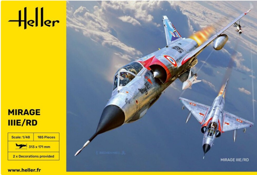 Altaya 1/72 - Avión de guerra - Dassault Mirage IIIE (France