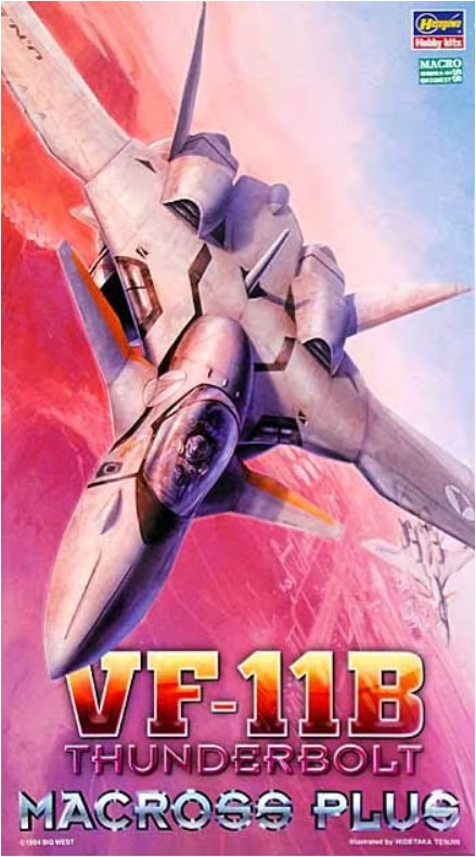 Macross Plus VF-11B Thunderbolt Fighter 1/72 Hasegawa