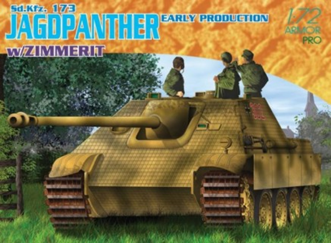 SdKfz 173 Jagdpanther Early Tank w/Zimmerit (Ltd Production