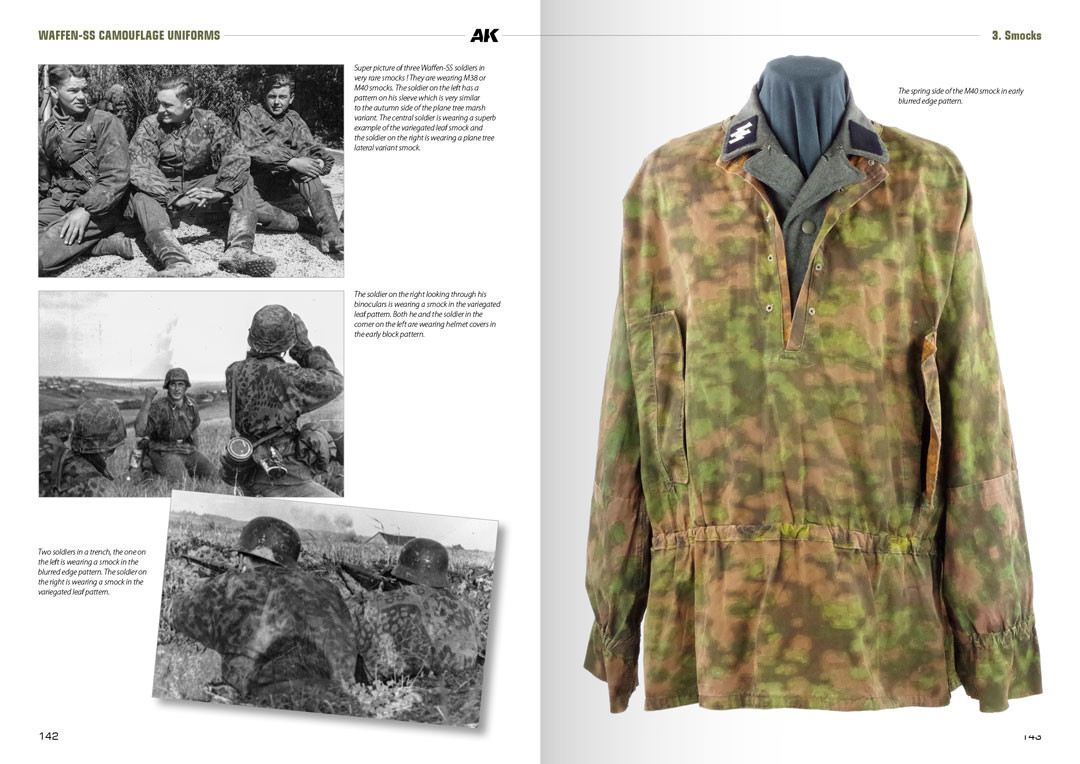 Waffen-SS Camouflage Uniforms Complete Guide Patterns in WWII Book