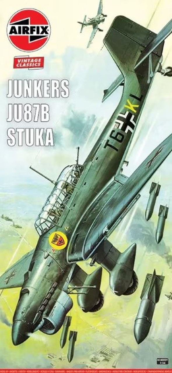 航空機・ヘリコプター AIRFIX Ju87B-2R Stuka 1:48 Airfix - Junkers JU87B-2/R-2 1:48 Scale-AIRA07115
