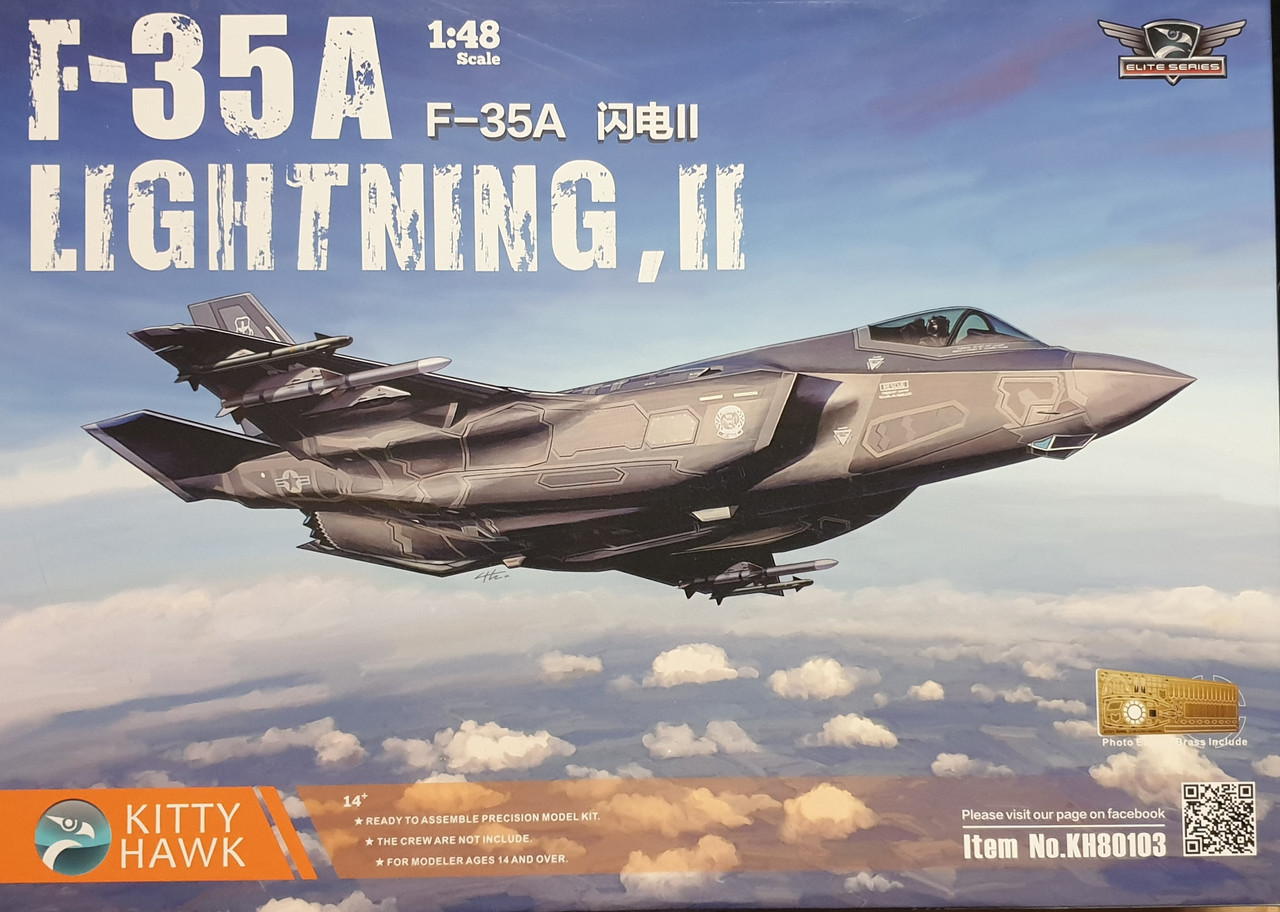 限定価格！F-35A LIGHTNING II 1:48 KITTY HAWK F-35A Lightning II Version 2.0 Fighter 1/48 Kitty Hawk Models