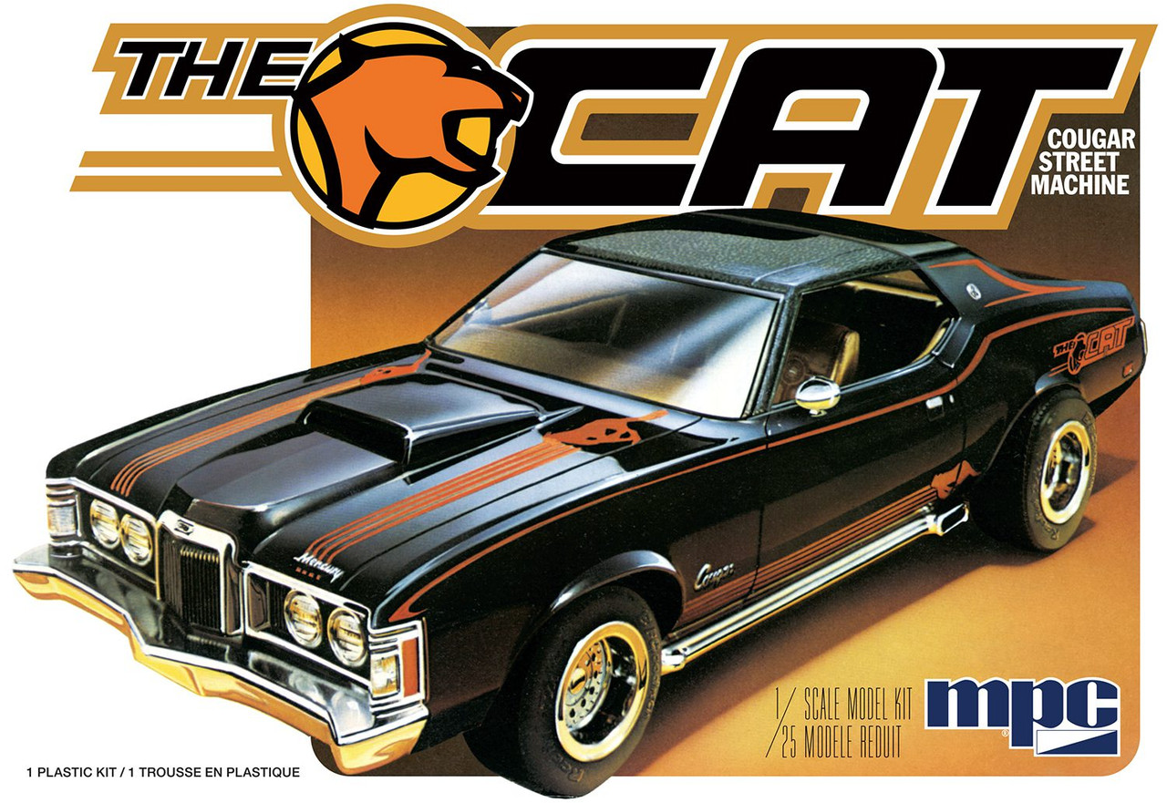 1973 Mercury Cougar The Cat Street Machine 1/25 MPC Models