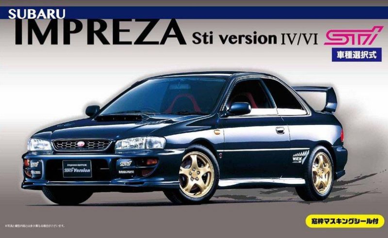 Subaru Impreza Sti Version IV/VI 2-Door Car 1/24 Fujimi
