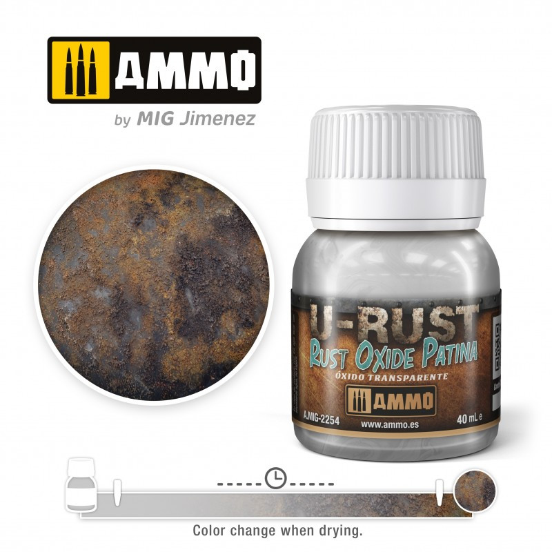 U-RUST Rust Oxide Patina 40mL AMMO by Mig Jimenez
