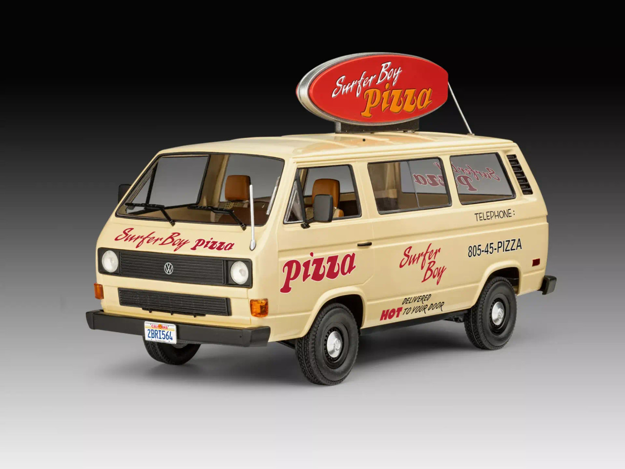 Stranger Things Surfer Boy VW Pizza Van 1/25 Revell