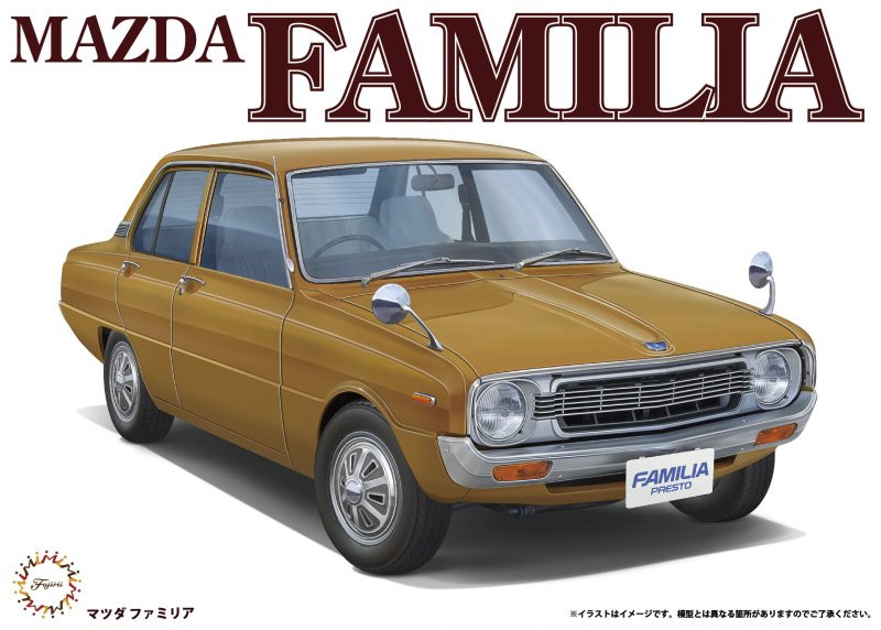 Mazda Familia Presto 1300 FA3 4-Door Car 1/24 Fujimi
