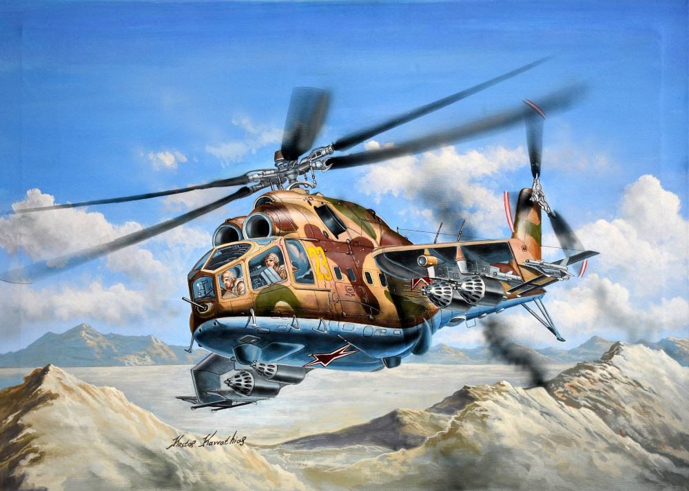 Maquette Trumpeter MI-24A Hind-B – Échelle 1/48 – Neuf Sous Blister