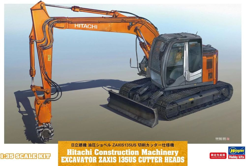 Hitachi Zaxis 135US Cutter Heads Excavator Construction Hitachi Zaxis 135US Cutter Heads Excavator Construction