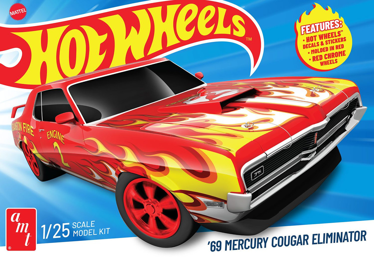 Hot Wheels 1969 Mercury Cougar Eliminator 1/25 AMT Models