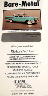 Original Chrome Bare Metal Foil