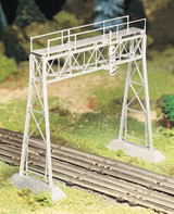 Signal Bridge (Silver) Plasticville USA Building Kit O Scale