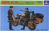 BMW R75 Motorcycle & Sidecar 1/35 Italeri