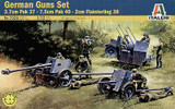 German Heavy Gun Set 1/72 Italeri