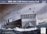 WWII LCM 3 USN Vehicle Landing Craft 1/72 Trumpeter