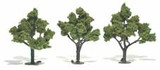 Light Green Ready-Made Trees 4" - 5" Woodland Scenics