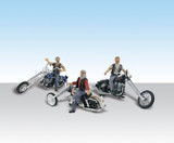 Bad Boy Bikers HO Scale Woodland Scenics