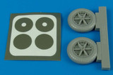 Messerschmitt Bf-109E Wheels (For EDU) 1/32 Aires
