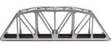 Code 100 Nickel Silver 18" Silver Through Truss Bridge Kit HO Scale Atlas Trains