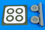 Mil Mi-8 Wheels & Paint Masks 1/72 Aires