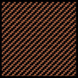 Comp. Carbon Fiber Decal Black on Bronze 1/24 Scale Motorsport