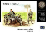 'Letting Off Steam: WWII German BMW R75 Motorcycle & Riders 1940-43 1/35 Master Box