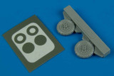 Messerschmitt Bf109E/F Wheels & Paint Masks 1/72 Aires