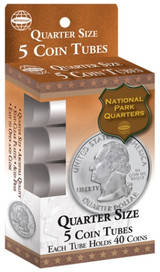 Nickels Coin Tubes (5/bx)