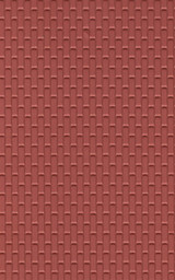 G Red Brick Plastic Pattern Sheet (2) Plastruct Supplies