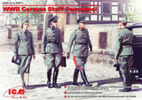 WWII German Staff Personnel 1/35 ICM Models
