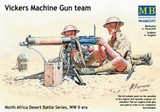 WWII Vickers Machine Gun & Crew 1/35 Master Box