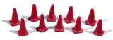Painted Custom Highway Cones (10) JL Innovative HO