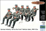 WWII German Infantry 'Off to the Front' Vehicle Riders 1/35 Master Box