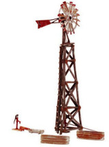 Built 'N' Ready Old Weathered Windmill N Scale Woodland Scenics