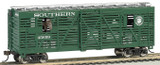 Southern RR 40' Animated Stock Car w/ Horses HO Bachmann