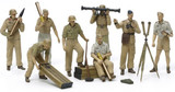 German Artillery Crew Africa Corps Luftwaffe (8) 1/35 Tamiya