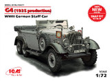 G4 1935 Production WWII German Staff Car 1/72 ICM Models