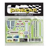 Racer Accents Dry Transfer Pinecar