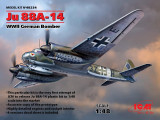 Ju 88A-14 WWII German Bomber 1/48 ICM Models