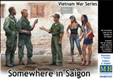 Somewhere in Saigon Soldiers and Prostitutes 1/35 Master Box