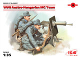WWI Austro-Hungarian MG Team with Weapons & Equipment 1/35 ICM Models