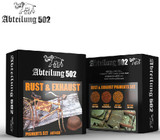 Rust & Exhaust Pigment Set (4 Colors) 20ml Bottles Abteilung 502