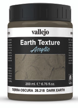 Dark Earth Texture Effect 200ml Bottle Vallejo Paint