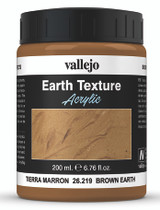 Brown Earth Texture Diorama Effect 200ml Bottle Vallejo Paint