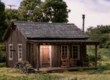Built-N-Ready Rustic Cabin LED Lighted HO Scale Woodland Scenics