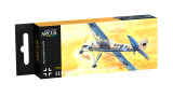 Luftwaffe WWII Afrika Korps Aircraft Enamel Paint Set (6 Colors) 10ml Bottles Arcus Hobby Colors