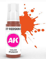 Color Punch: Redskin Shadow 3G Acrylic Paint 17ml Bottle AK Interactive