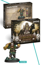 18ml Bottle Squidmar Miniatures Essential Paint Set (12 Colors) w/Figure Vallejo Paint