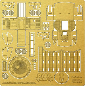 2001 Space Odyssey: Discovery XD-1 Nuclear Powered Deep Space Research Spacecraft Full Cockpit & Airlock Photo-Etch Set for MOE 1/144 Paragrafix